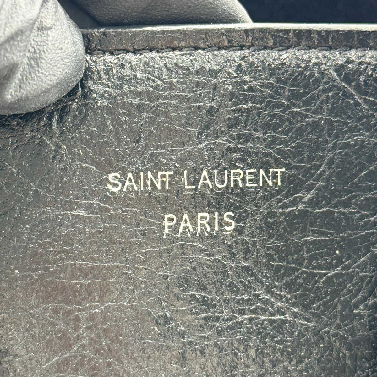 Saint Laurent Sac de Jour Leather, Black, Leather, Handbag