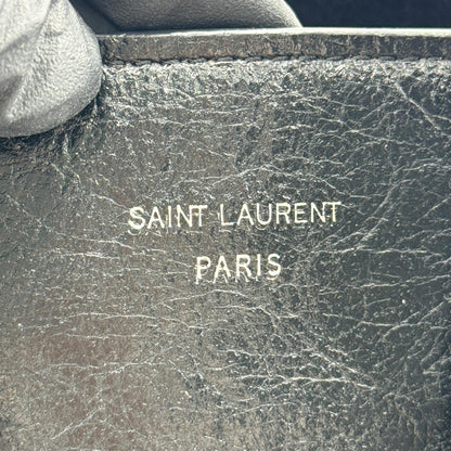 Saint Laurent Sac de Jour Leather, Black, Leather, Handbag