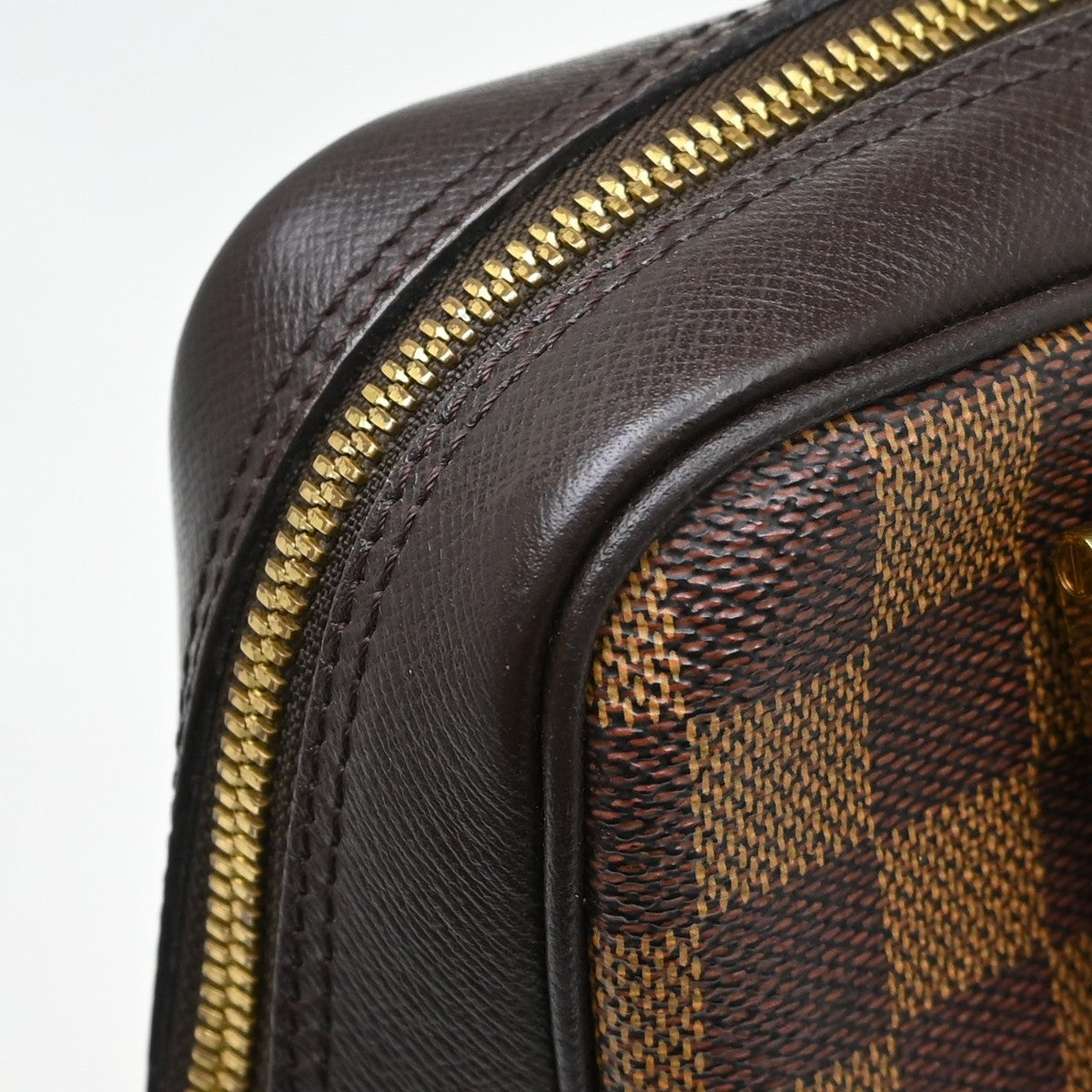 Louis Vuitton Brera Damier, Brown, Canvas, Handbag