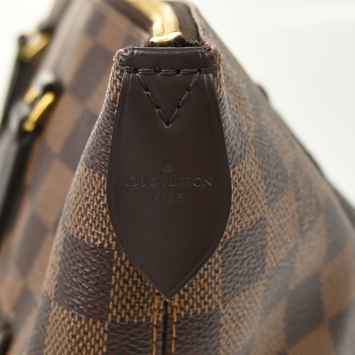 Louis Vuitton Iena Damier, Brown, Canvas, Tote Bag