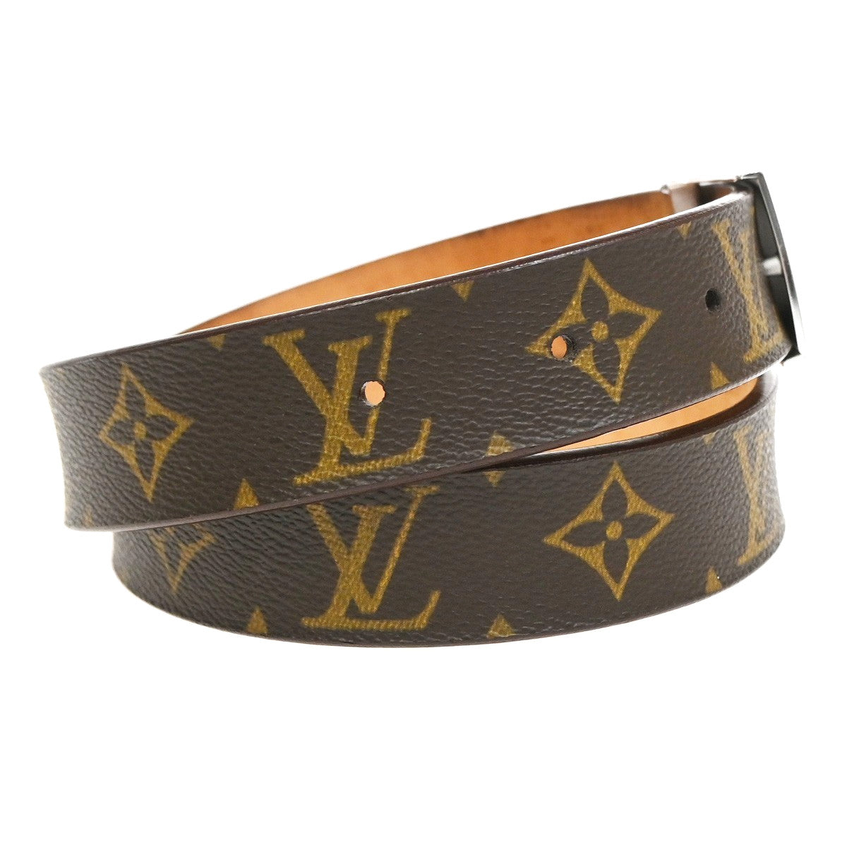 Louis Vuitton Ceinture Carre Belt Damier, Brown, Canvas, Belt