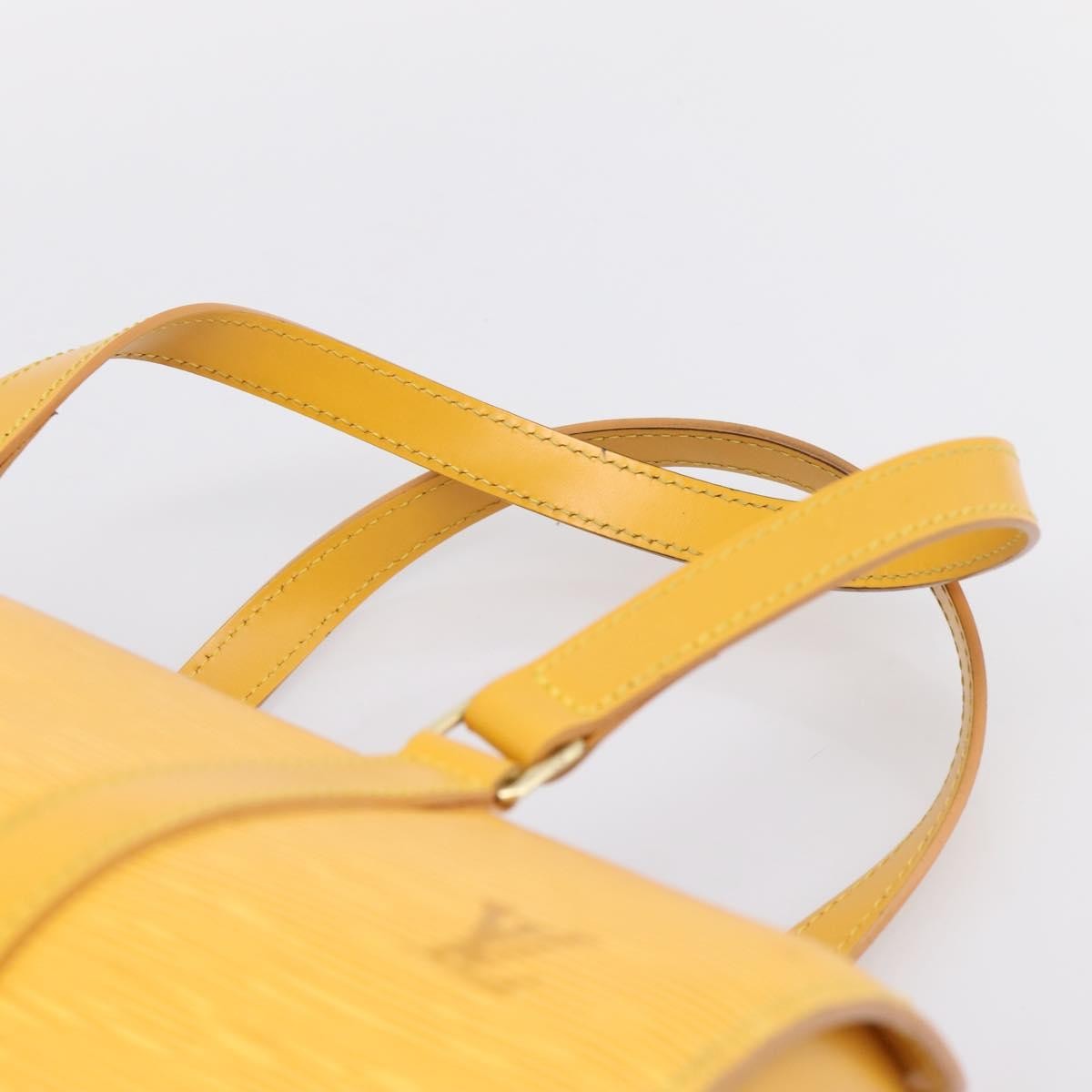 Louis Vuitton Soufflot Epi Leather, Yellow, Leather, Tote Bag
