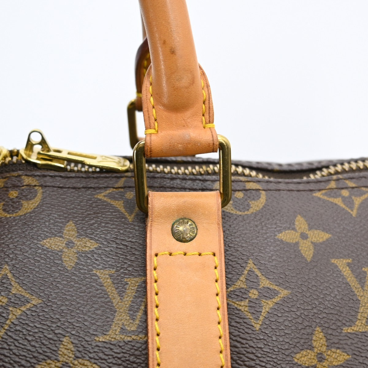 Louis Vuitton Keepall Monogram Canvas, Brown, Canvas, Travel Bag
