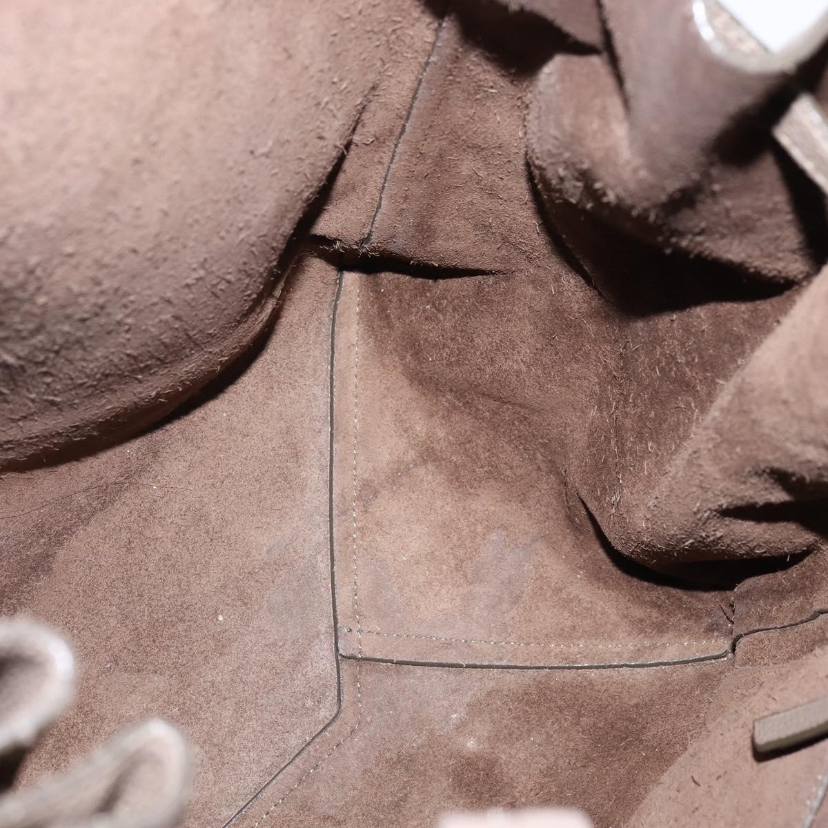 Celine Phantom Cabas Leather, GRAY, LEATHER, Tote bag