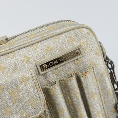 Louis Vuitton McKenna Mini Lin, Gold, Canvas, Tote bag