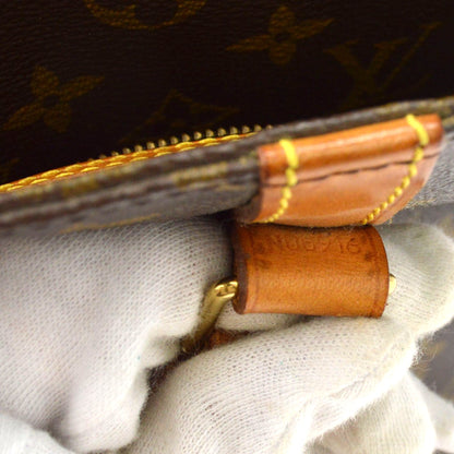 Louis Vuitton Shopping Sac Monogram Canvas, Brown, Canvas, Handbag