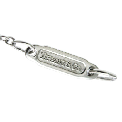 Tiffany & Co. Solitaire Pendant Platinum with Emerald Cut Diamond, Silver, Platinum, Necklace