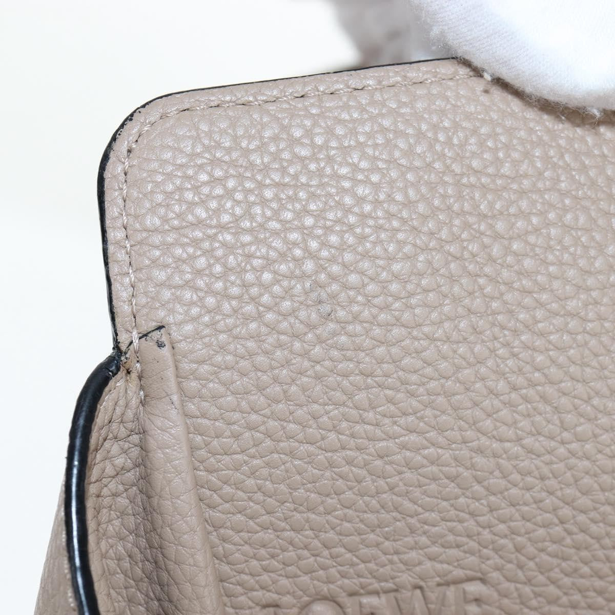 Loewe Hammock Leather, Beige, Leather, Handbag
