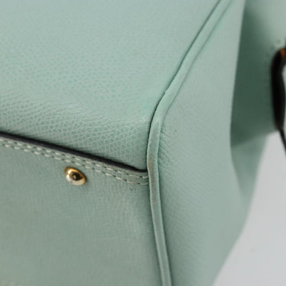 Celine Vintage Leather, Blue, Leather, Handbag