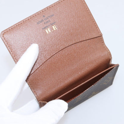 Louis Vuitton Bifold Card Case Canvas, Brown, Canvas, Clutch