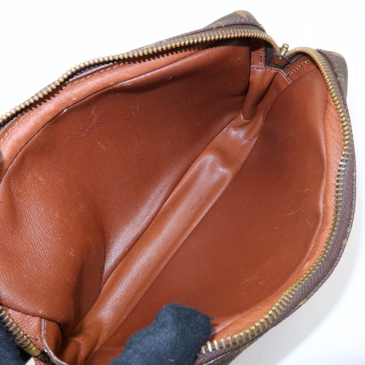 Louis Vuitton Marly Dragonne Clutch Monogram Canvas, Brown, Canvas, Clutch