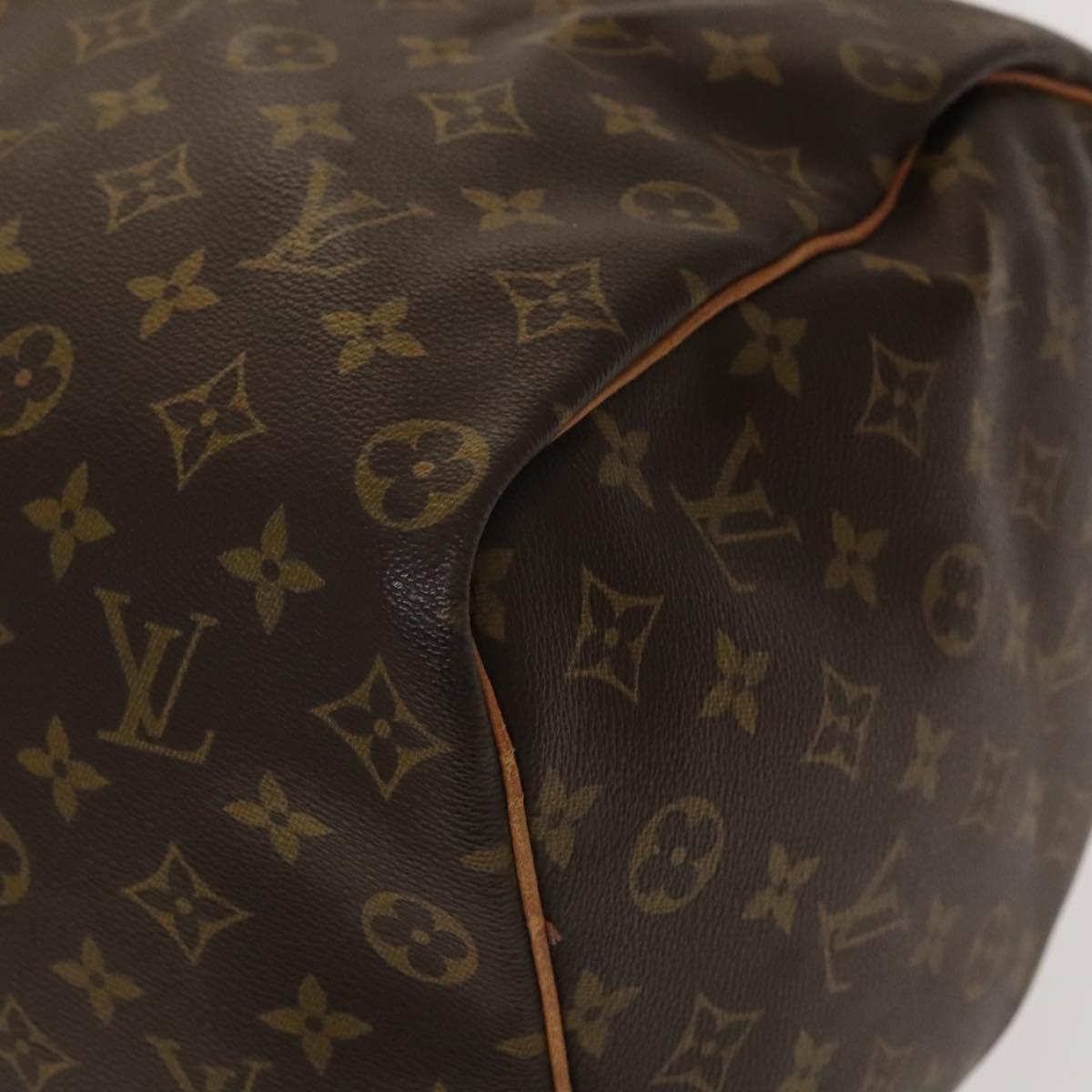 Louis Vuitton Keepall Bag Monogram Canvas, BROWN, CANVAS, Travel bag