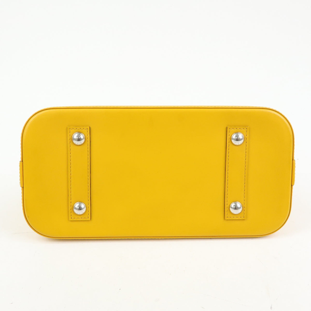 Louis Vuitton Alma Epi Leather, Yellow, Leather, Handbag