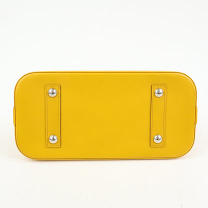 Louis Vuitton Alma Epi Leather, Yellow, Leather, Handbag