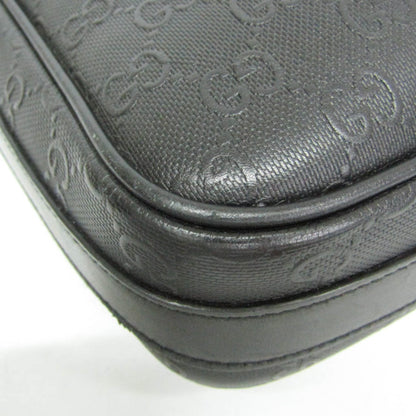 Gucci Convertible Briefcase Guccissima Leather, Black, Leather, Briefcase