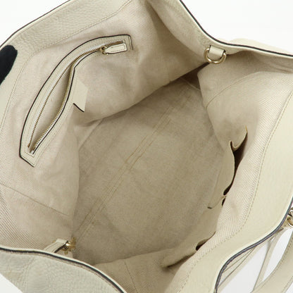 Gucci Soho Leather, Beige, Leather, Shoulder Bag