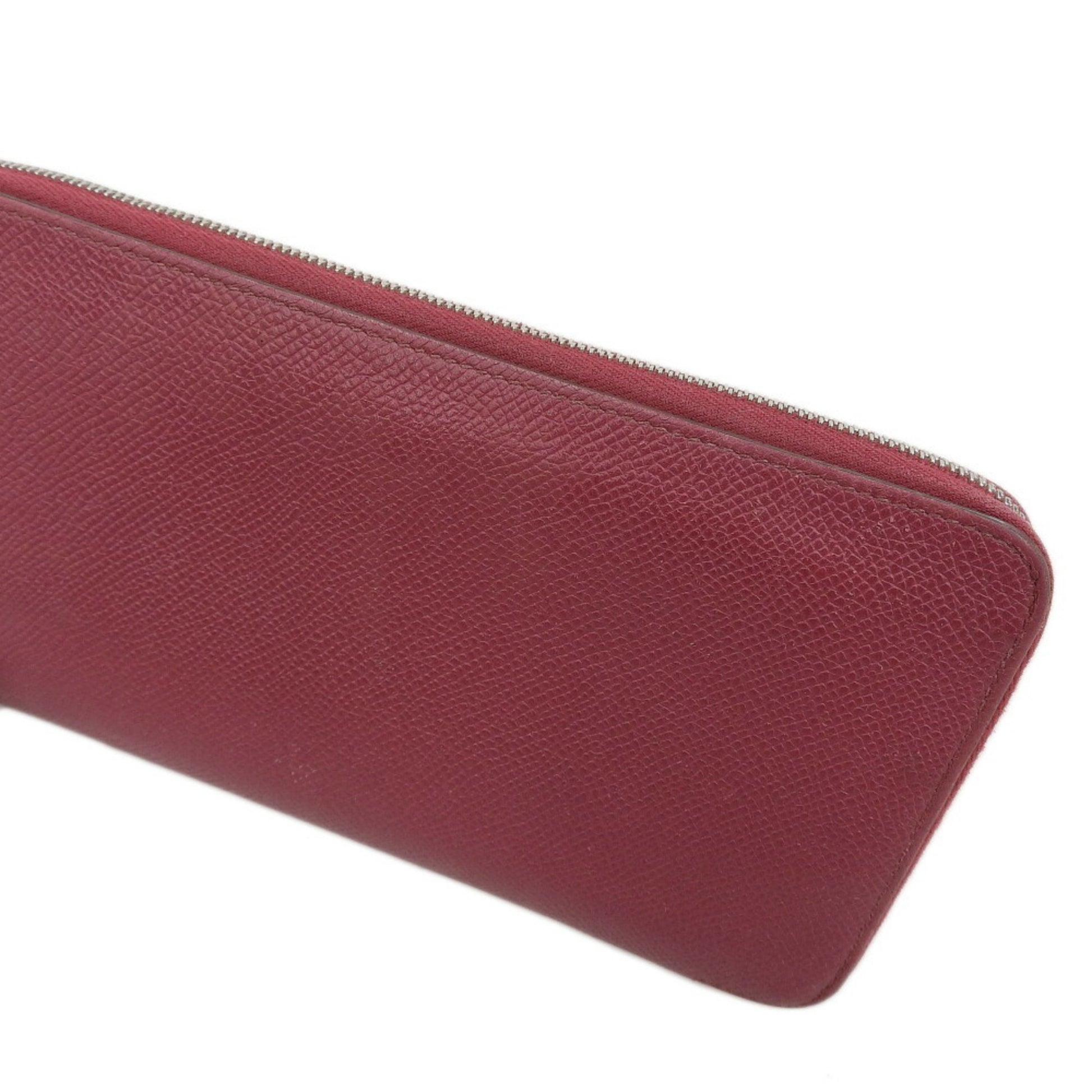 Hermès Silk'In, Red, Leather, wallet