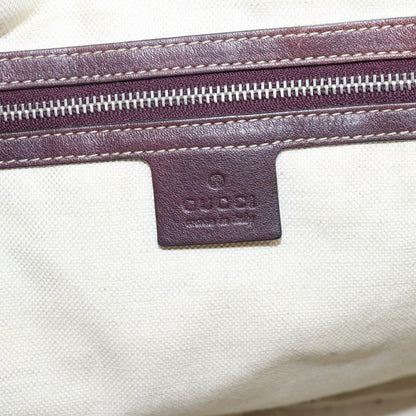 Gucci Charlotte Leather, Brown, Leather, Tote Bag
