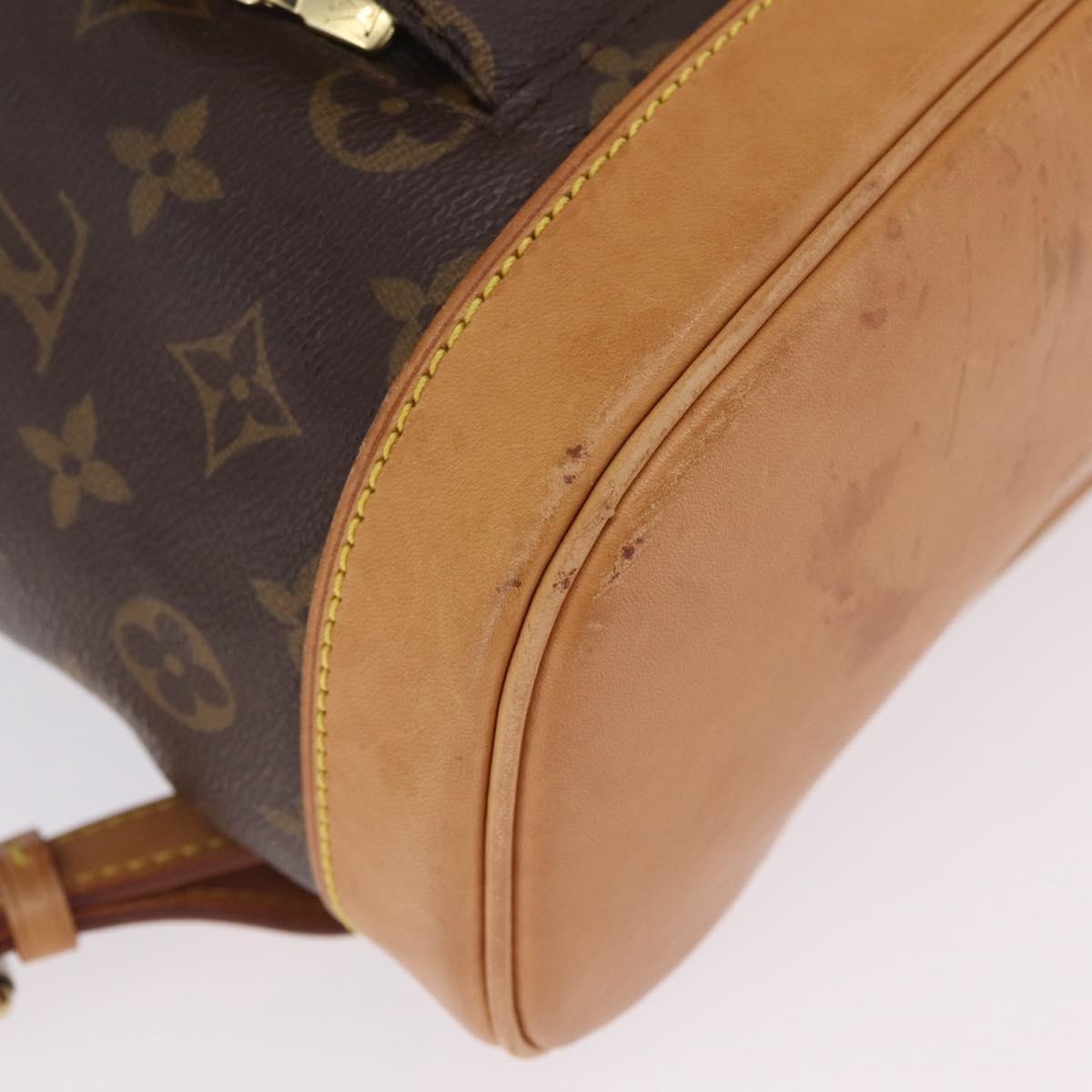Louis Vuitton Vintage Montsouris Monogram Canvas, Brown, Canvas, Backpack