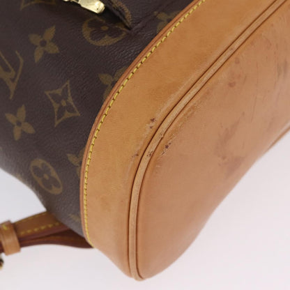 Louis Vuitton Vintage Montsouris Monogram Canvas, Brown, Canvas, Backpack