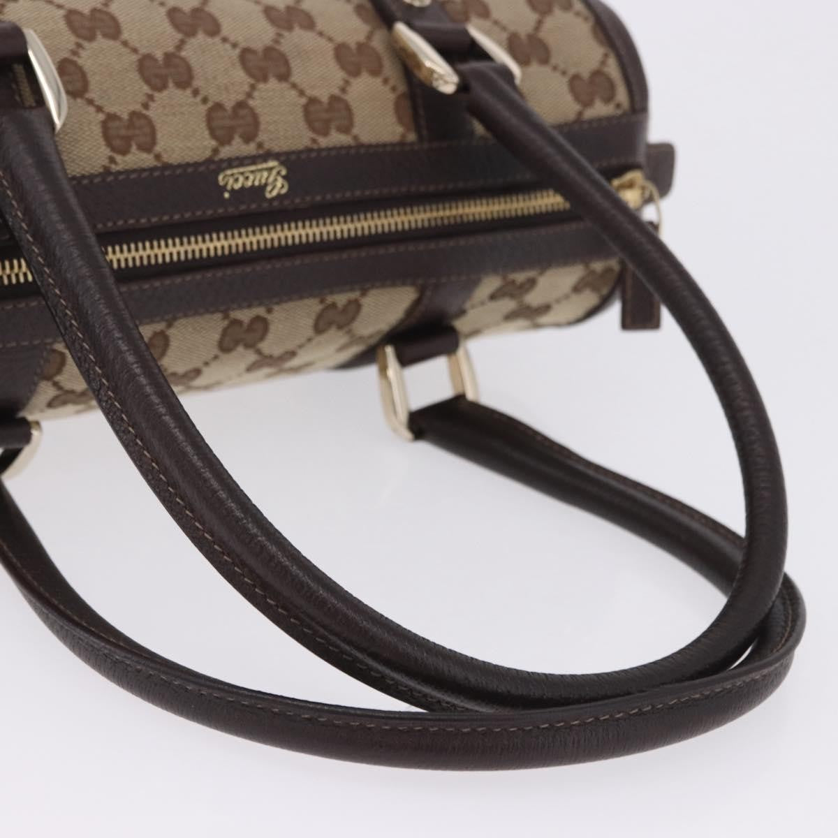Gucci Abbey Boston Canvas, Beige, Canvas, Shoulder Bag