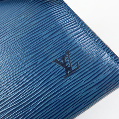 Louis Vuitton Pochette Accessoires Epi Leather, Blue, Leather, Clutch