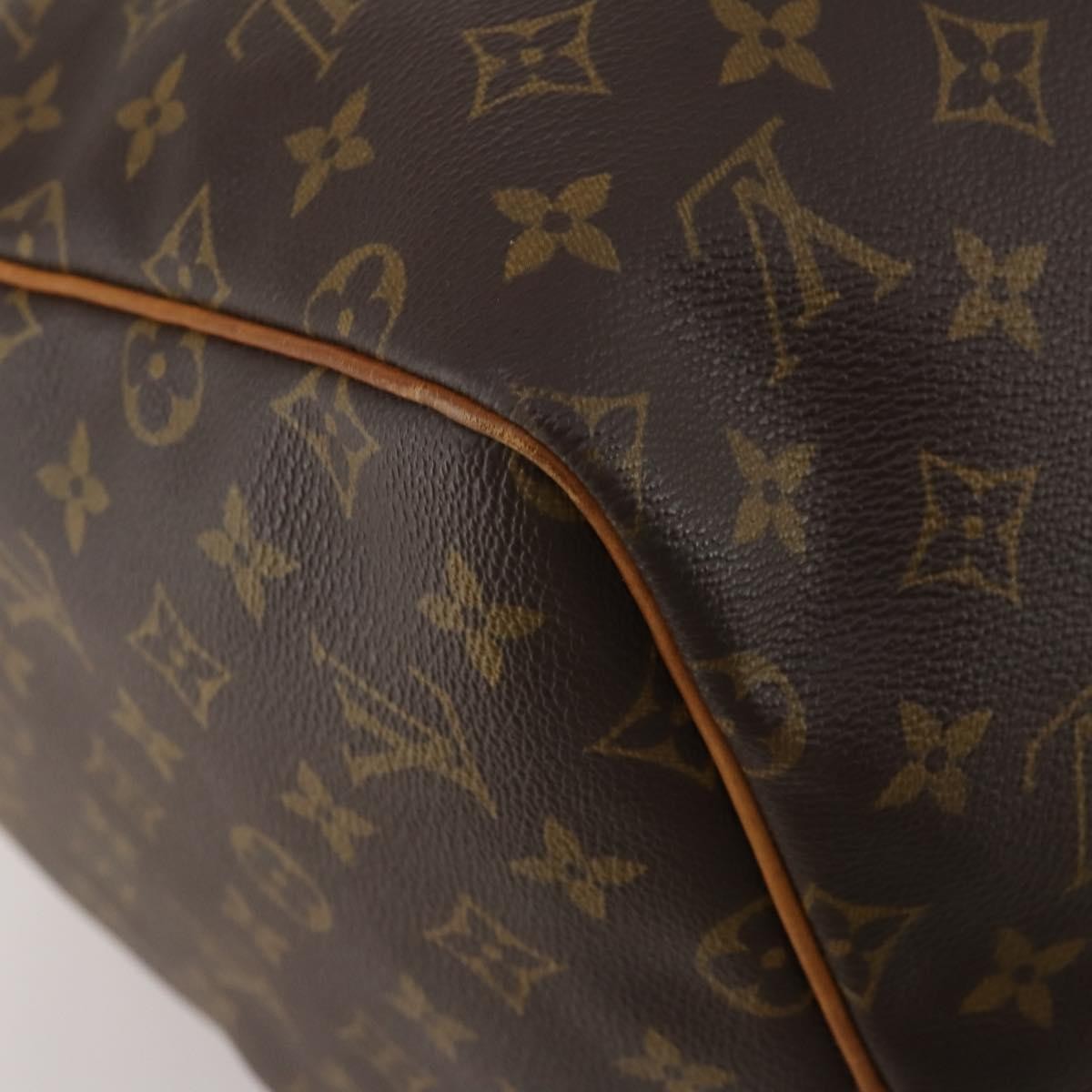 Louis Vuitton Keepall Monogram, Brown, Canvas, Travel Bag