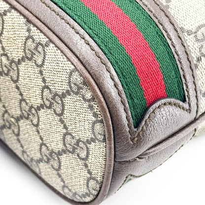 Gucci Ophidia Bucket GG Coated Canvas, Brown, Canvas, Handbag