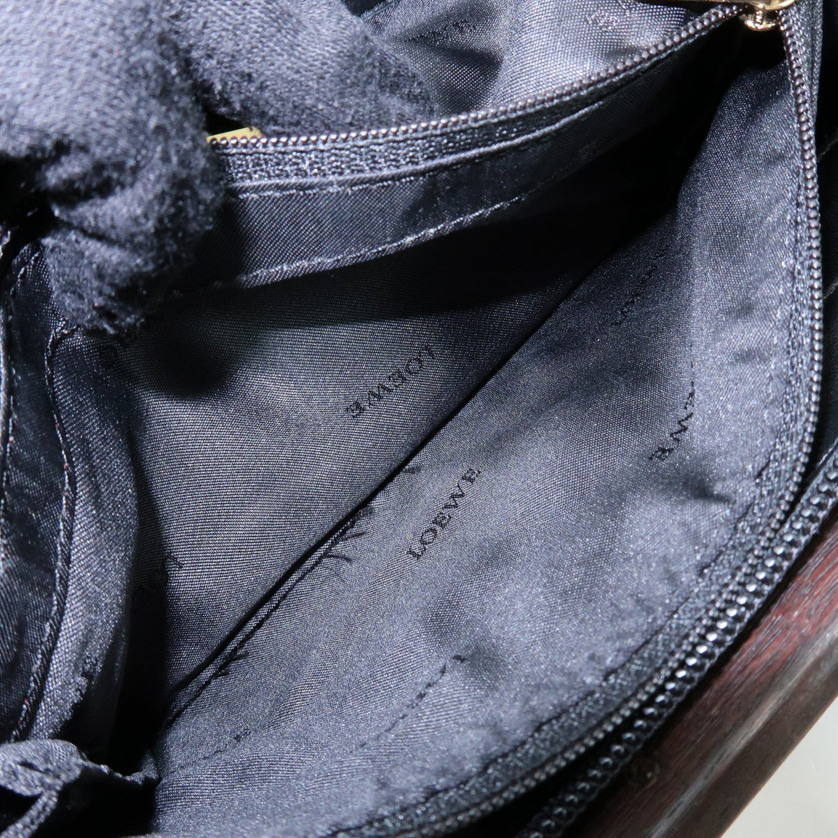 Loewe Tote Leather, Black, Leather, Tote Bag