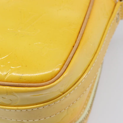 Louis Vuitton Wooster Monogram Vernis, Yellow, Patent Leather, Handbag