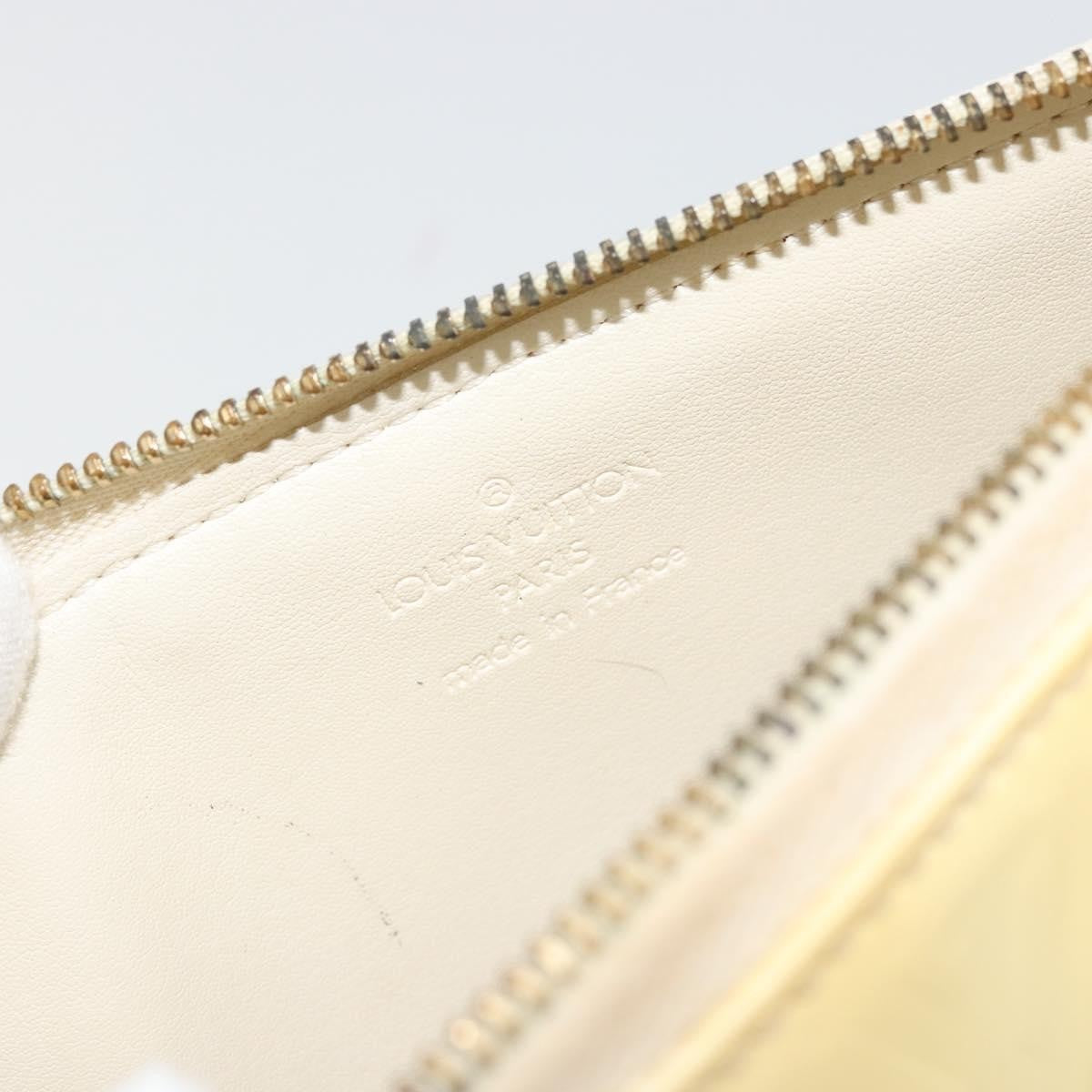 Louis Vuitton Lexington Pochette Monogram Vernis, Beige, Patent Leather, Clutch