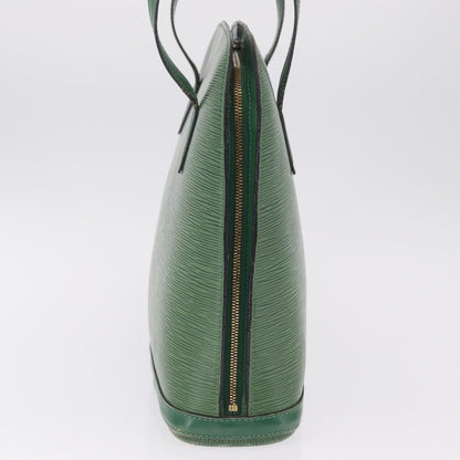 Louis Vuitton Lussac Epi Leather, Green, Leather, Handbag