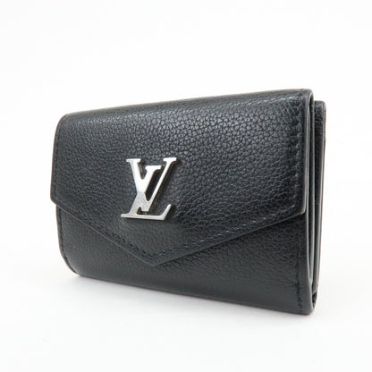 Louis Vuitton Lockmini Leather, Black, Leather, Wallet