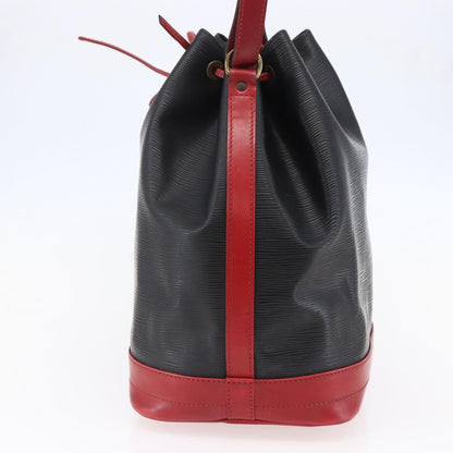 Louis Vuitton Bicolor Noe Epi Leather, Black, Leather, Handbag