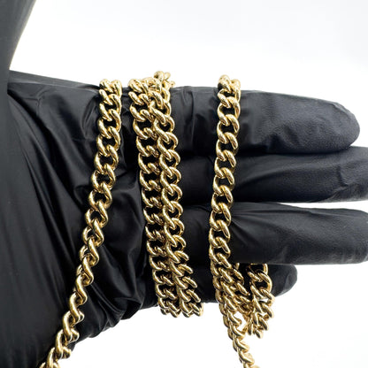 Fendi F is Fendi Envelope Wallet on Chain Leather, Black, Leather, Clutch