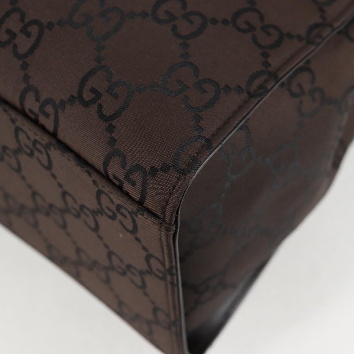 Gucci Bamboo tote bag Canvas, BROWN, CANVAS, Handbag