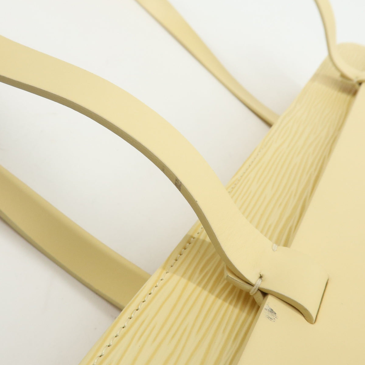 Louis Vuitton Croisette Epi Leather, Yellow, Leather, Tote Bag