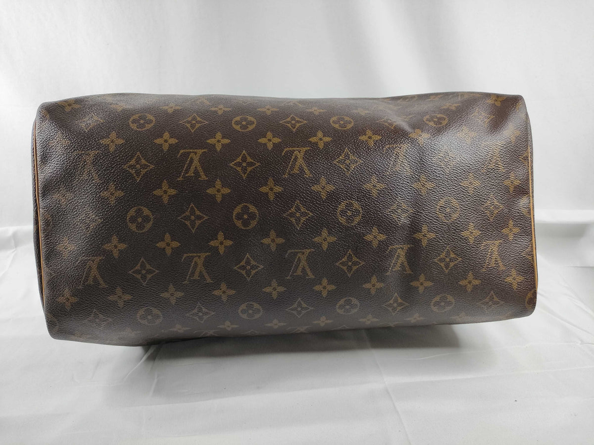 Louis Vuitton Speedy Monogram Canvas, Brown, Canvas, Handbag