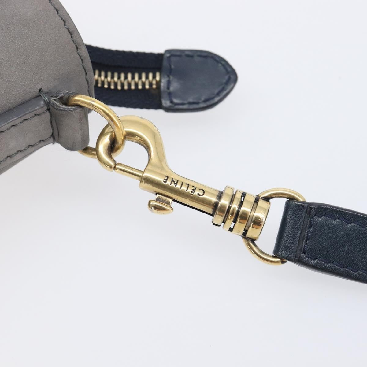 Celine Luggage Smooth Leather, Navy, Leather, Handbag