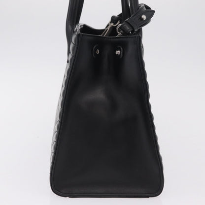 Prada Double Zip Diagramme Quilted Leather, Black, Leather, Tote Bag