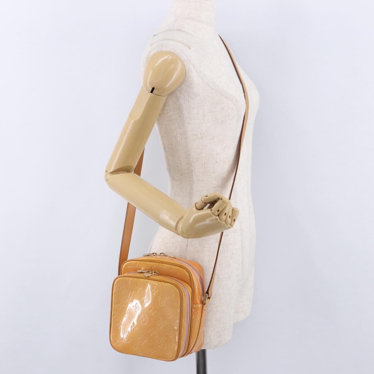 Louis Vuitton Wooster Monogram vernis, Yellow, Patent Leather, Shoulder Bag
