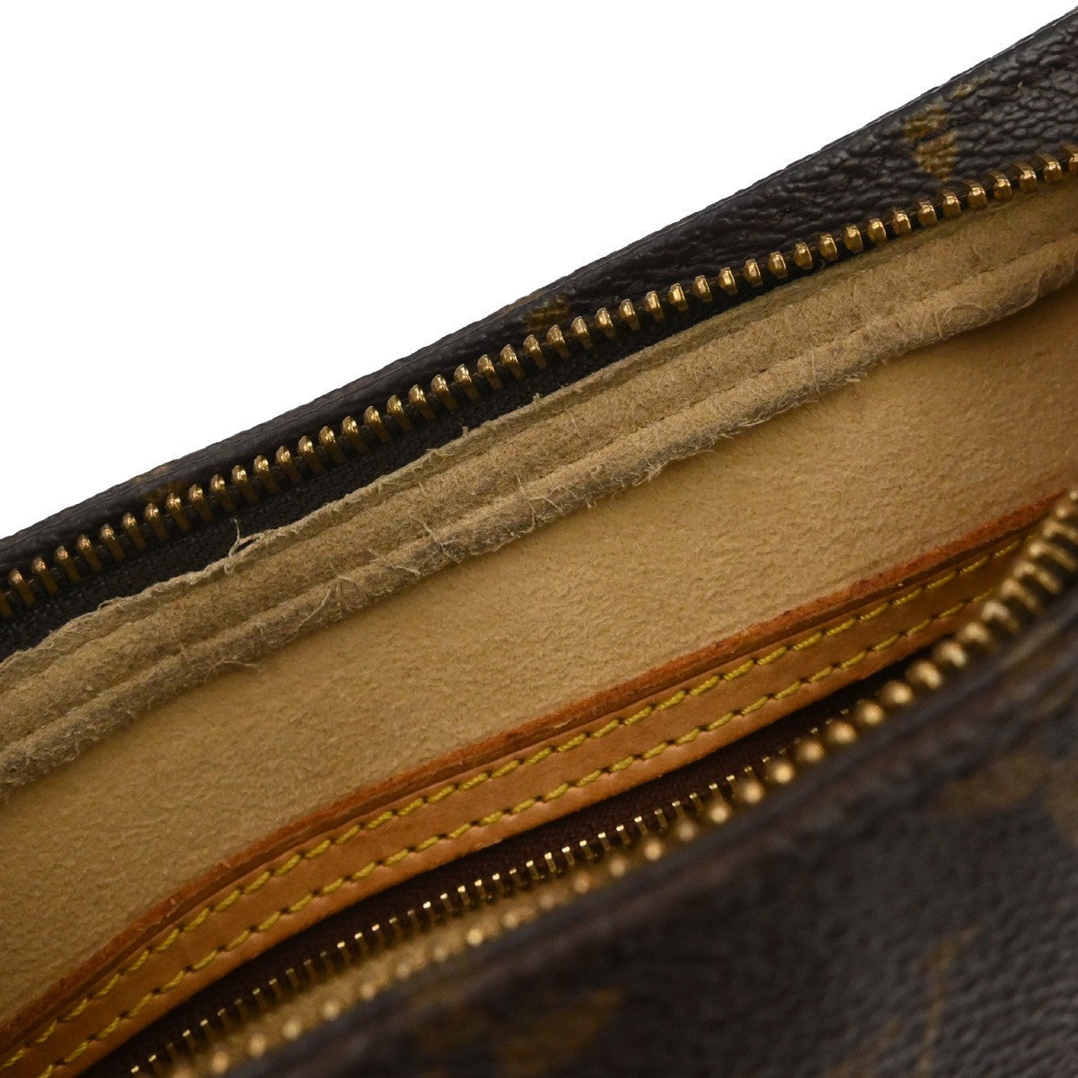 Louis Vuitton Looping Monogram Canvas, Brown, Canvas, Handbag