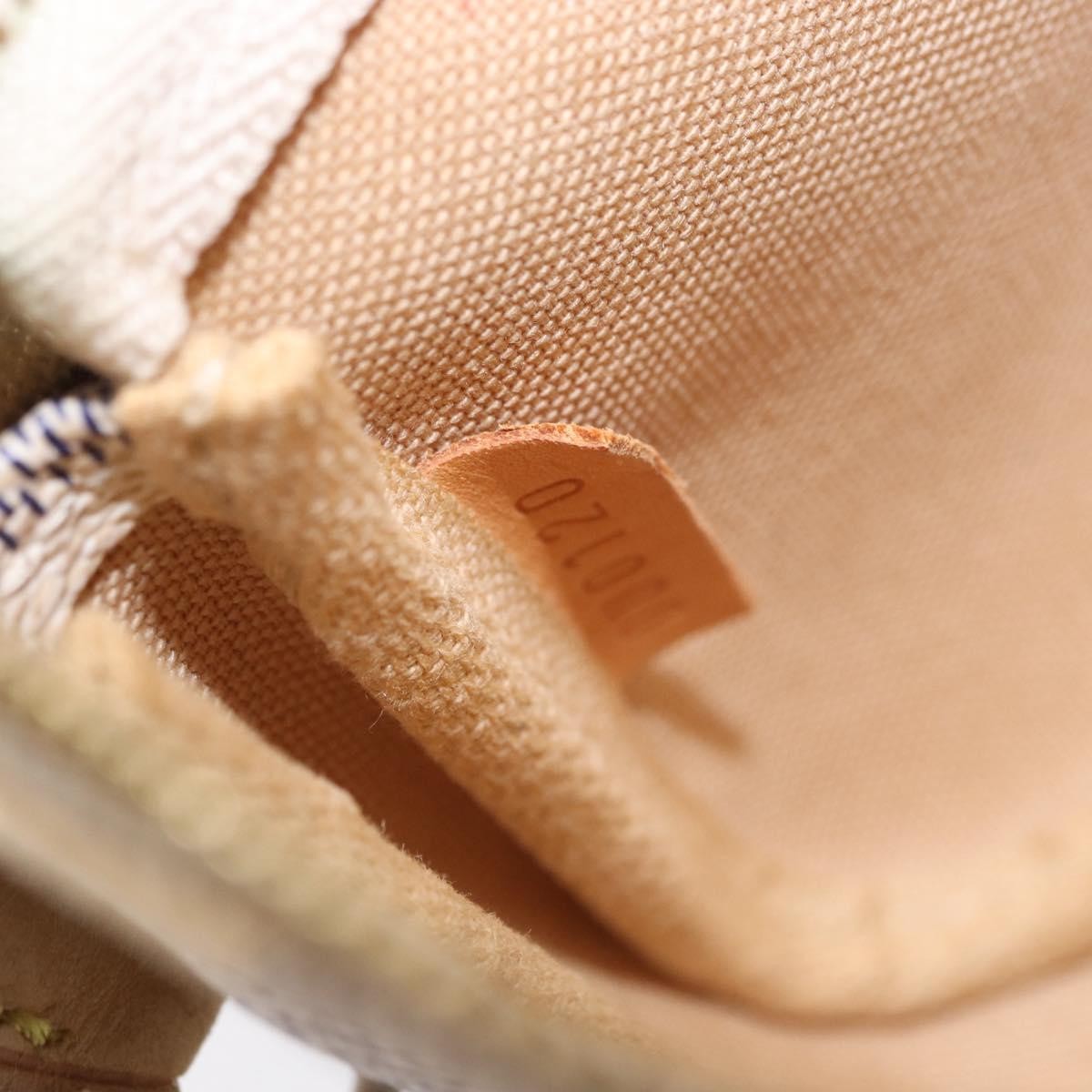 Louis Vuitton Mini pochette accessoires Damier Canvas, Beige, Canvas, Clutch