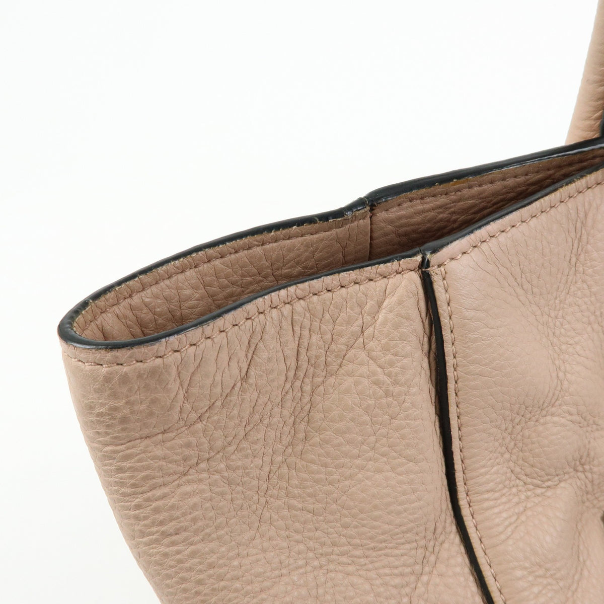 Prada Front Pocket Wing Convertible Vitello Daino, Beige, Leather, Tote Bag