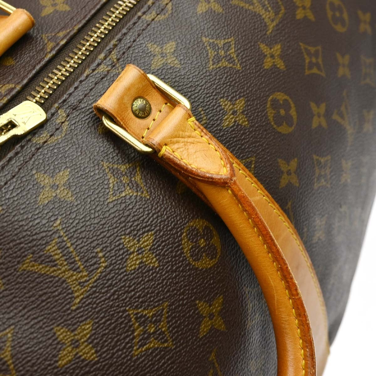 Louis Vuitton Keepall Monogram Canvas, Brown, Canvas, Travel Bag
