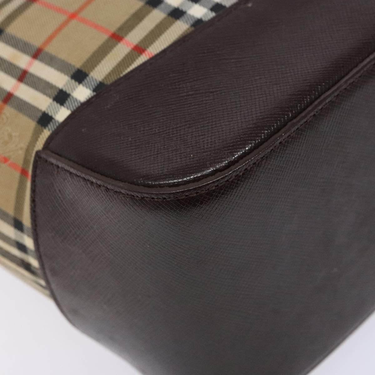 Burberry Nova Check Tote canvas check pattern, Beige, Canvas, Tote bag