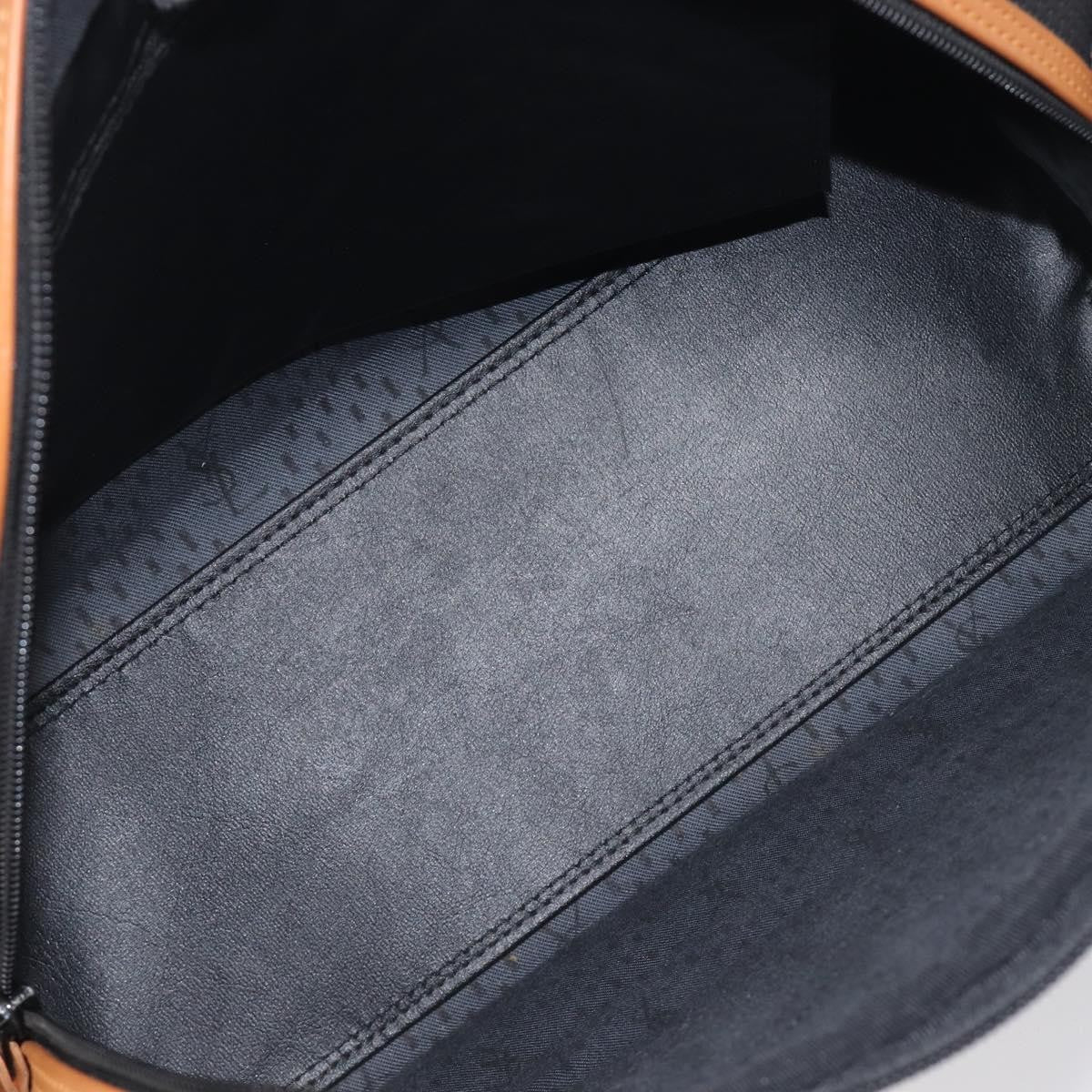 Saint Laurent Vintage Boston PVC Leather, Black, PVC, Travel Bag