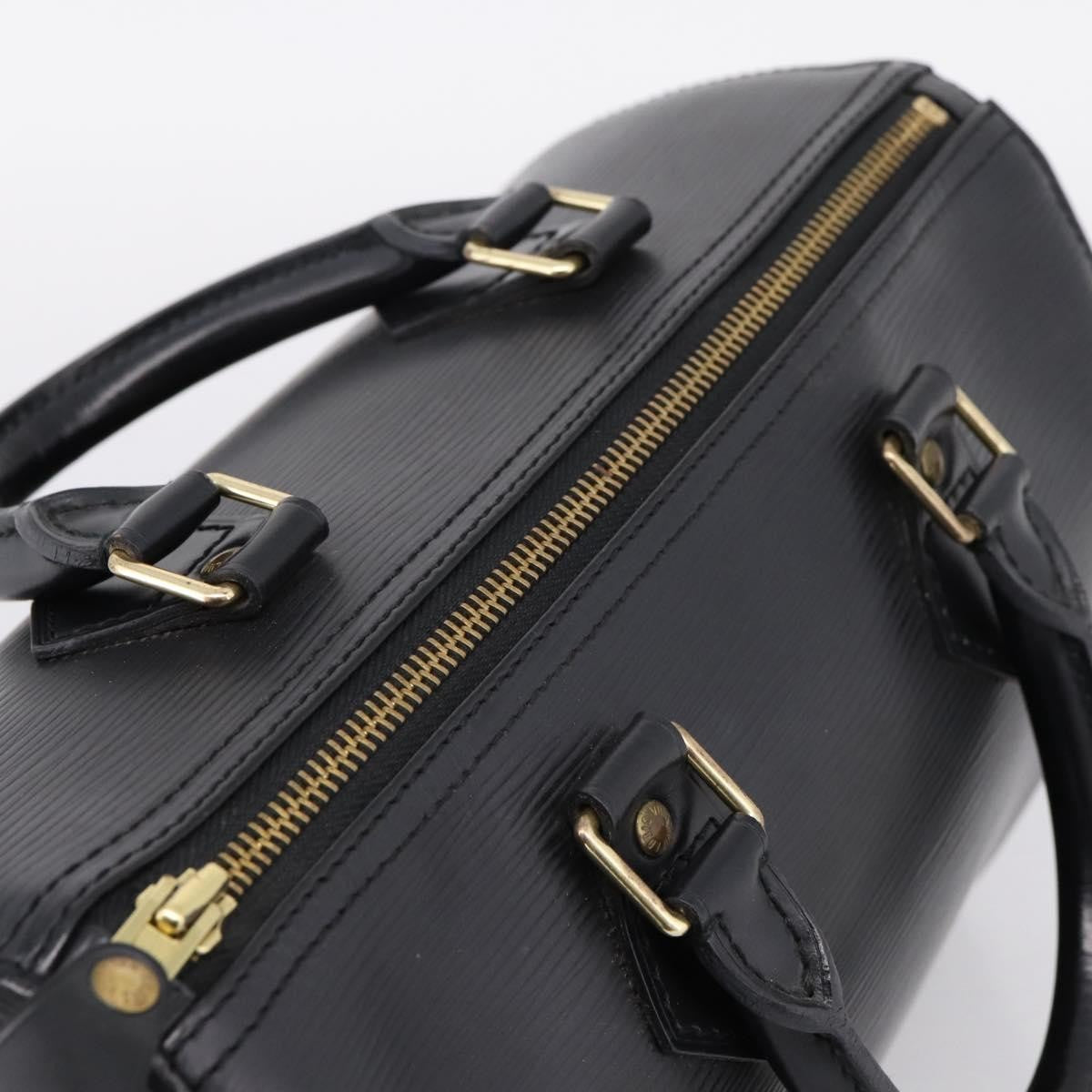 Louis Vuitton Speedy Epi Leather, Black, Leather, Handbag