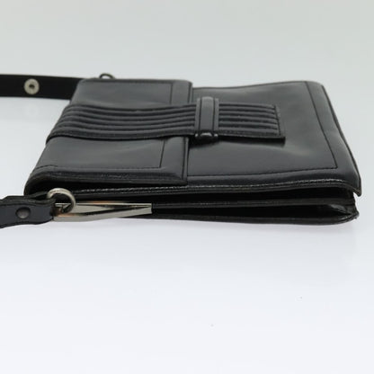 Saint Laurent Vintage Shoulder bag leather, Black, Leather, Shoulder Bag