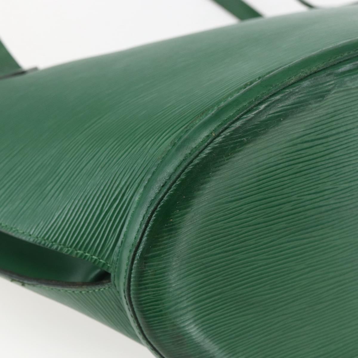 Louis Vuitton Saint Jacques Handbag Epi Leather, GREEN, LEATHER, Shoulder bag